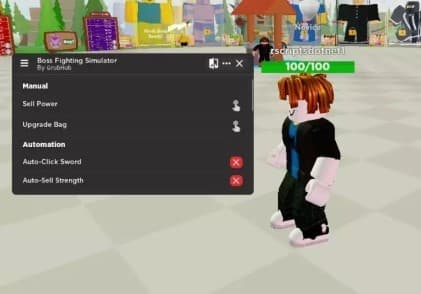 Boss Fighting Simulator GUI