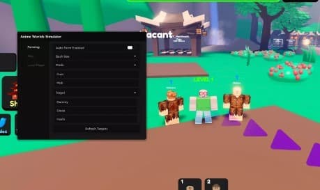 Anime Worlds Simulator GUI