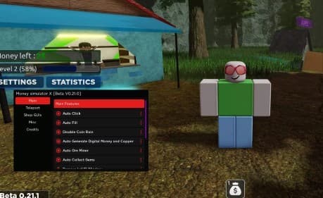 Money Simulator X GUI 