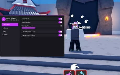 Anime Tappers GUI - Ghost Hub