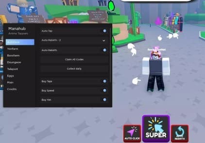 Manas Anime Tappers GUI