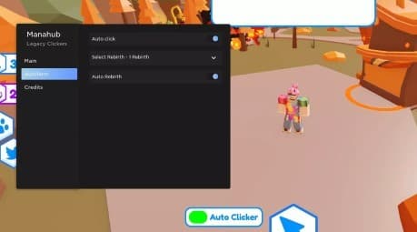 Legacy Clickers GUI - Mana Hub