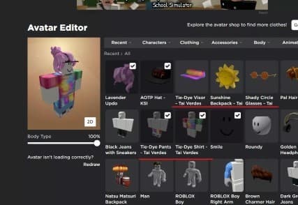 Tai Verdes Concert Get All Items and Badges