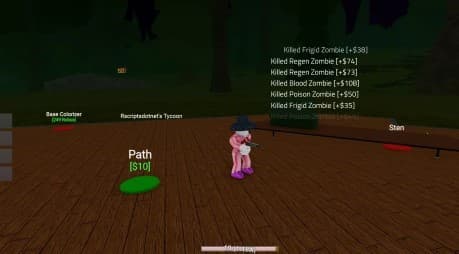 Undead Defense Tycoon - Kill All - Cash Farm