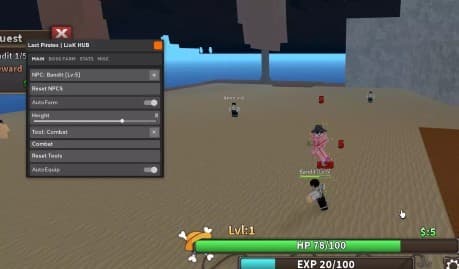 Last Pirates GUI - Liok Hub