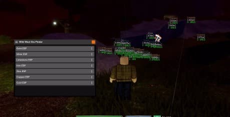 Wild West Ore ESP GUI