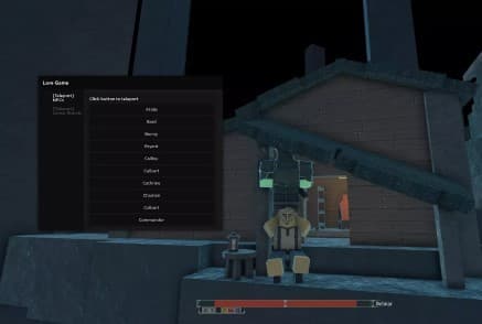 Lore Game Teleport GUI