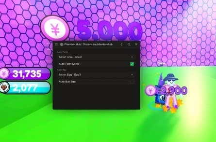 Anime Simulator X GUI - Phantom Hub