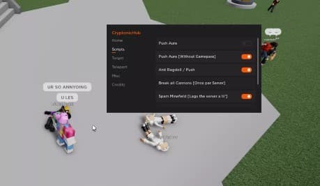Ragdoll Engine GUI Cryptonic Hub