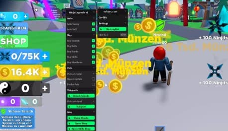 New overpowered Ninja Legends GUI!