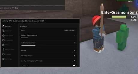 INFINITY RPG OP GUI (AUTOFARM, SELECTABLE MOB LIST, & MORE)