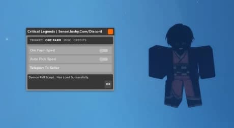 Demon Fall | Trinket | Ore Farm | Hide Name & More!