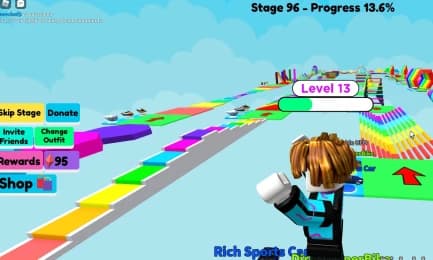 Mega Obby | Complete all Stages