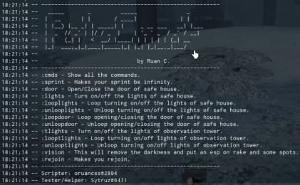 The Rake Remastered | Commands Script