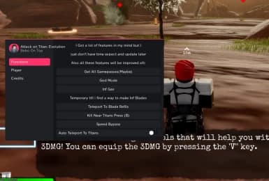 Attack on Titan Evolution GUI | | God Mode | Infinite Gas | Kill Aura & MORE!