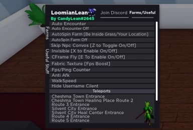 Loomian Legacy GUI | Auto Encounter, AutoSpin Farm & MORE!