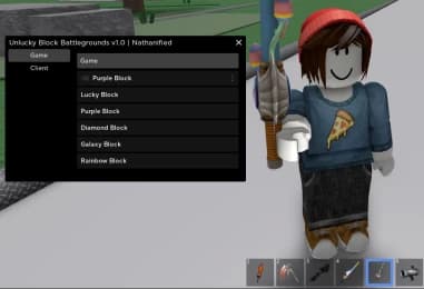 LUCKY BLOCKS Battlegrounds GUI | Get all blocks