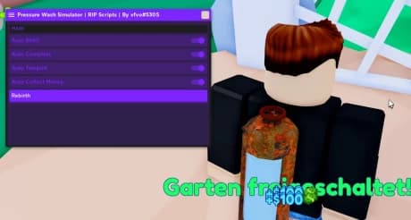 Pressure Wash GUI | Auto Refill, Auto Collect Money & MORE!