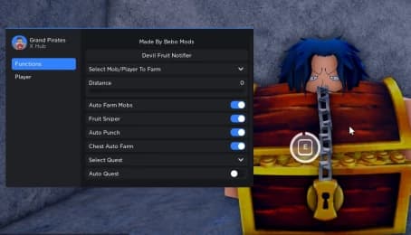 Grand Pirates Script GUI | DF Sniper, Auto Quest & MORE!