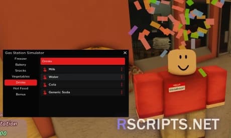 Gas Station Simulator GUI | Auto Drinks, Auto Vegetables & MORE