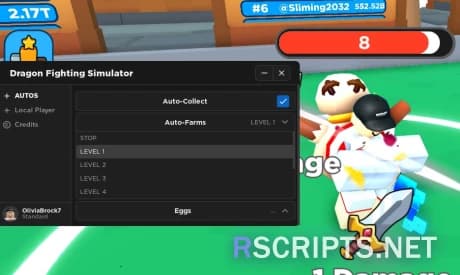 Dragon Fighting Simulator Script | Auto Farm, Auto Collect & MORE!
