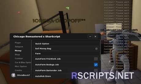 Chicago Remastered GUI | Auto Jobs, Auto Rob & MORE!