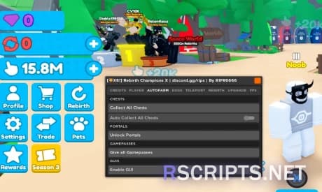 Rebirth Champions X | NEW GUI! World Boosts & MORE
