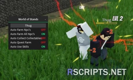 World of Stands Demo | NPC Auto Farm, Auto Quest & MORE