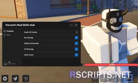 RoStreets GUI | Infinite Energy, Hitbox Extender & MORE!