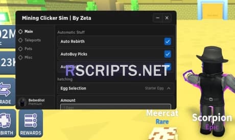 Mining Clicker Simulator | Gui