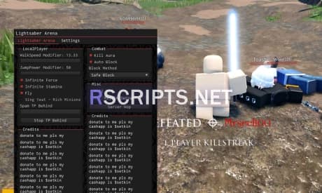 Lightsaber Arena Script | Kill Aura, Auto Block & MORE