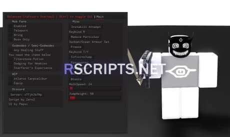 Balanced Craftwars Script | Working Auto Farm, God Mode & More