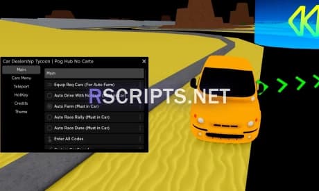Car Dealership Tycoon GUI | Race Auto Farm & MORE