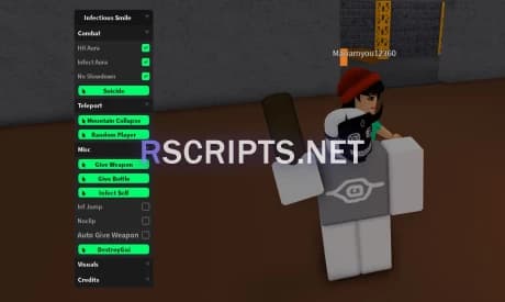 Infectious Smile GUI | Hit Aura, Infect Aura & MORE