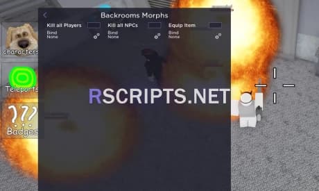 Backroom Morphs Script | Kill Players & NPCs Server-Sided!