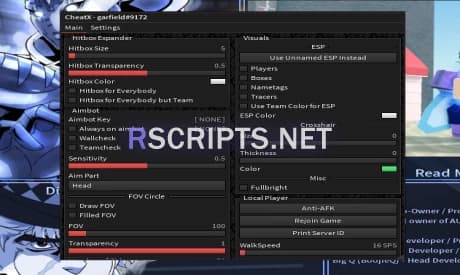 New A Universal Time Script Gui | Hitbox, Esp, More!
