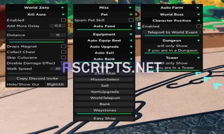 World Zero Script Gui | AutoFarm, Walkspeed, More!