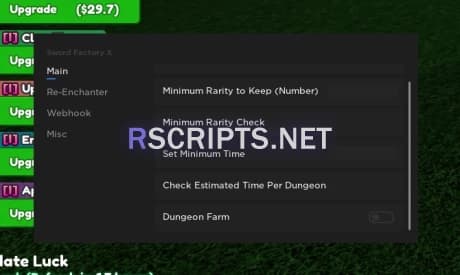 The best Sword Factory X Script | Dungeon auto farm!