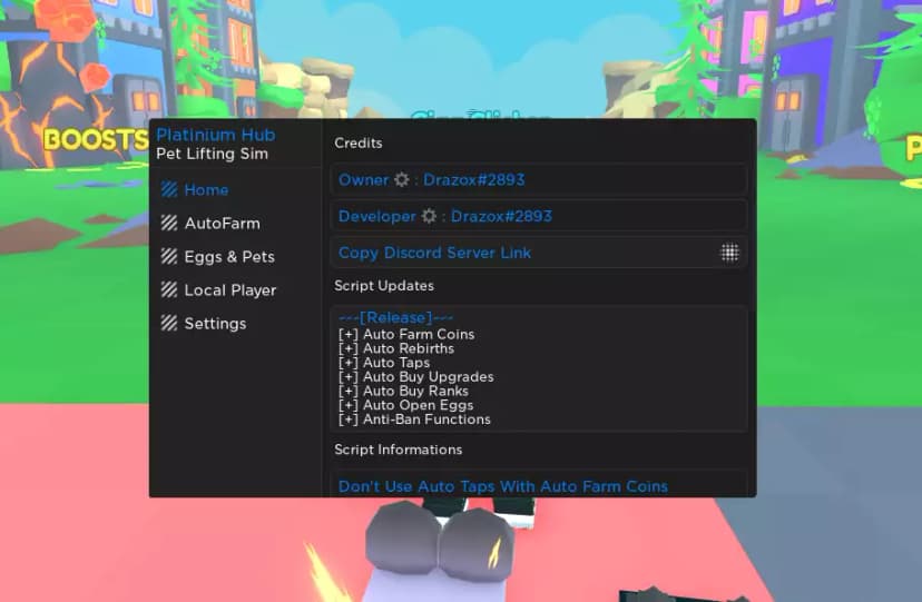 Pet Lifting Simulator OP Script 