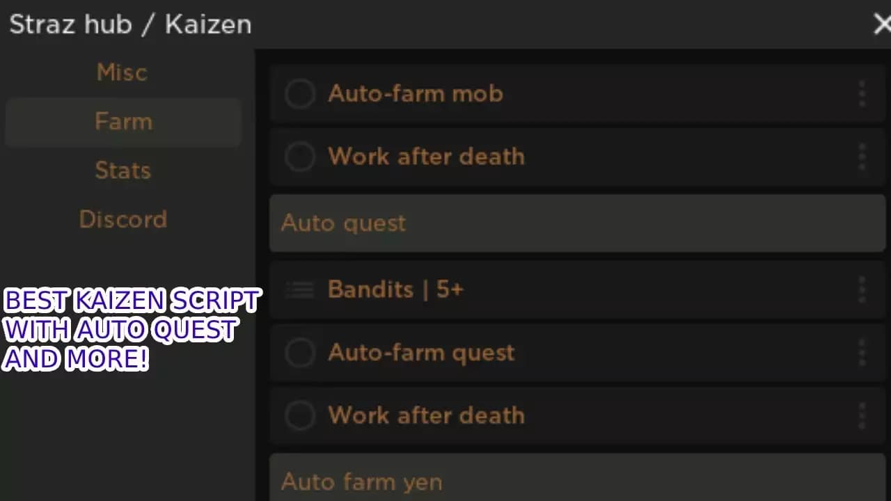 Best kaizen script out there