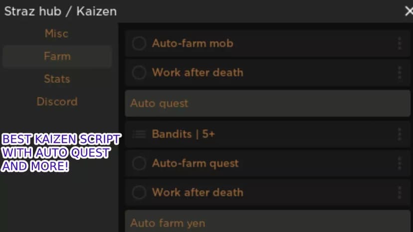 Best kaizen script out there