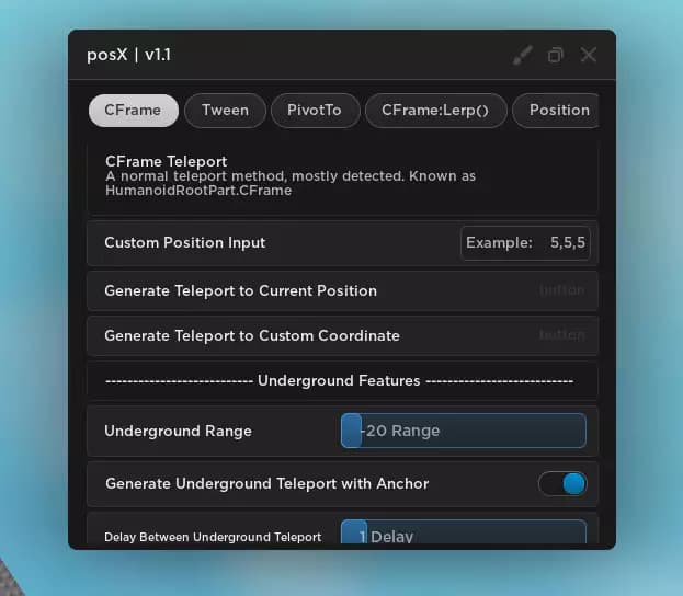 POSX - MOST ADVANCED TELEPORT GENERATOR