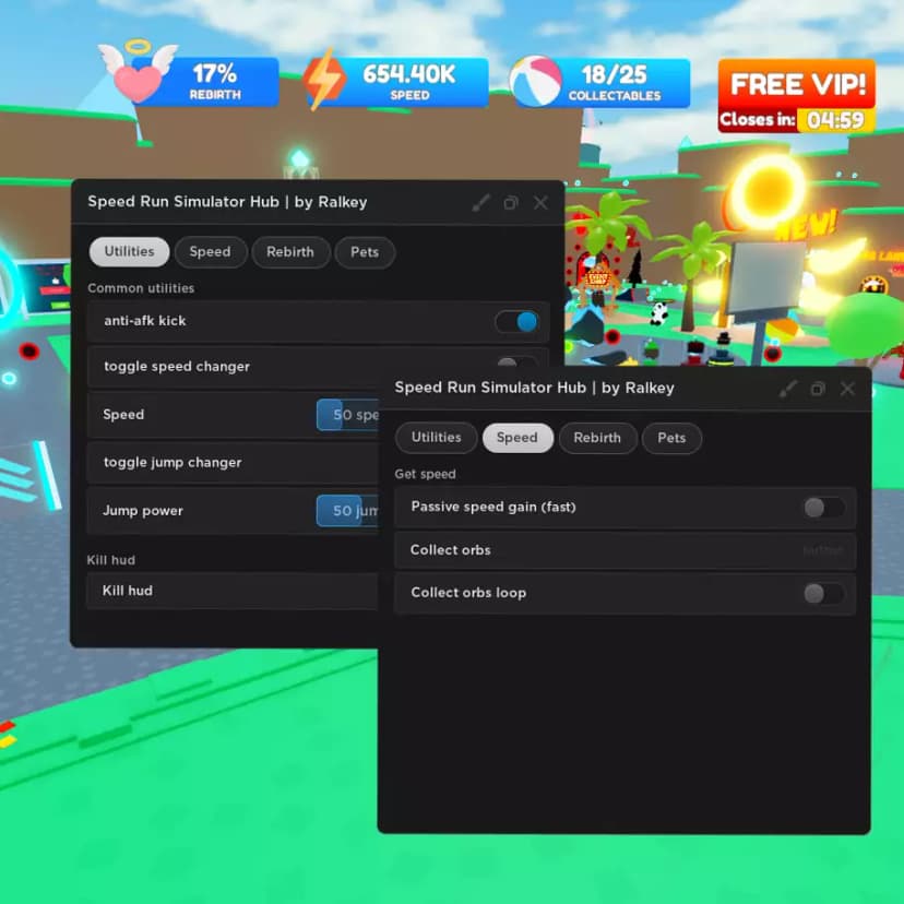 Speed Run Simulator GUI