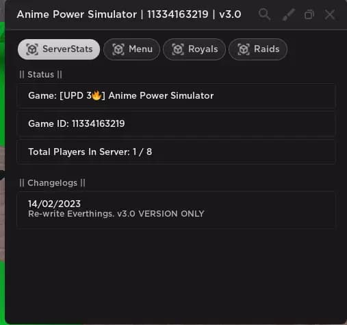 Anime Power Simulator - V3.0
