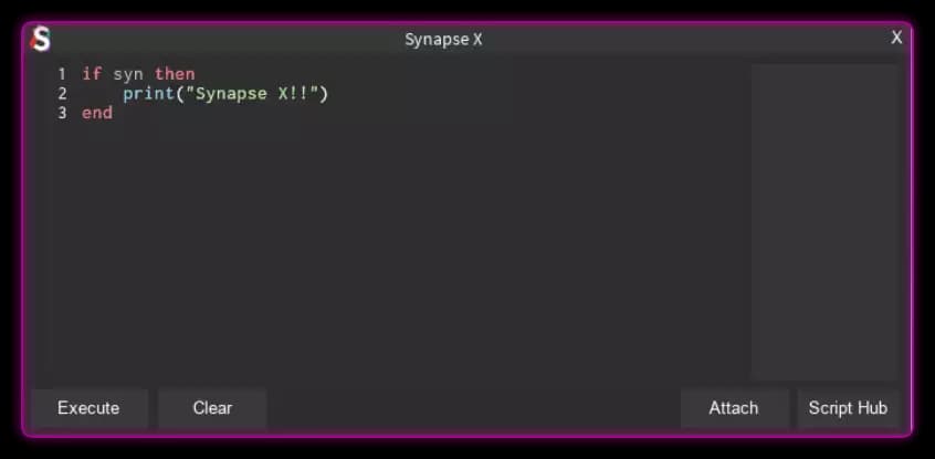 In Game Executor (Synapse X)