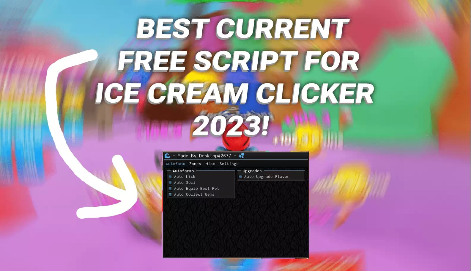 Ice Cream Clicker Script (Auto Lick, Auto Sell, ETC)