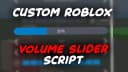 Volume Slider Script
