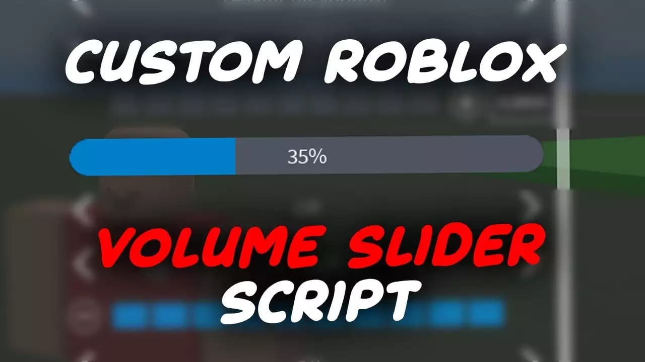 Volume Slider Script