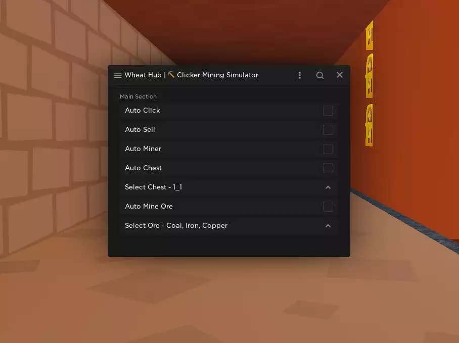 Clicker Mining Simulator Wheat Hub