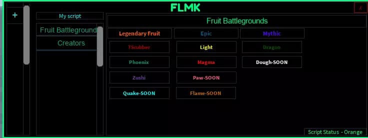 FLMK | A good script for auto farm for the game Fruit Battlegrounds